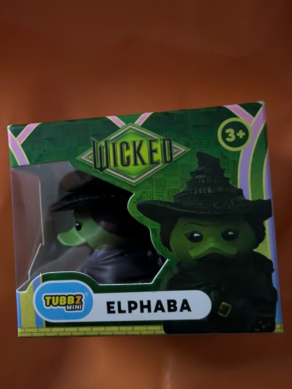 BNIB ELPHABA from Wicked Cosplaying Mini Duck By Tubbz